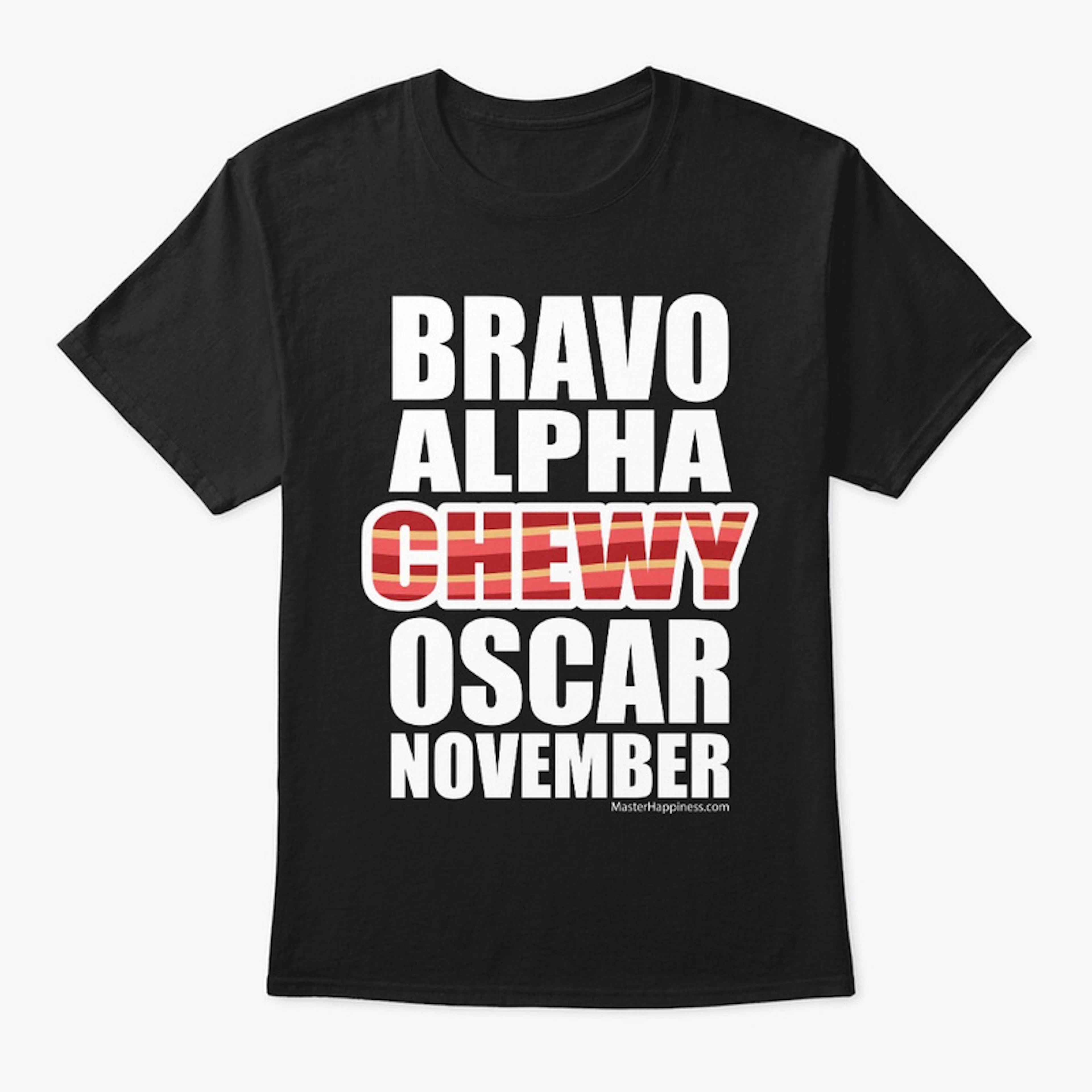 Bravo, Alpha, CHEWY, Oscar, November